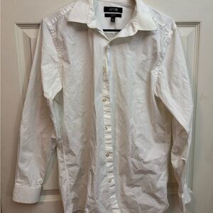 Apt. 9 White Dress Shirt Classic Formal Wear